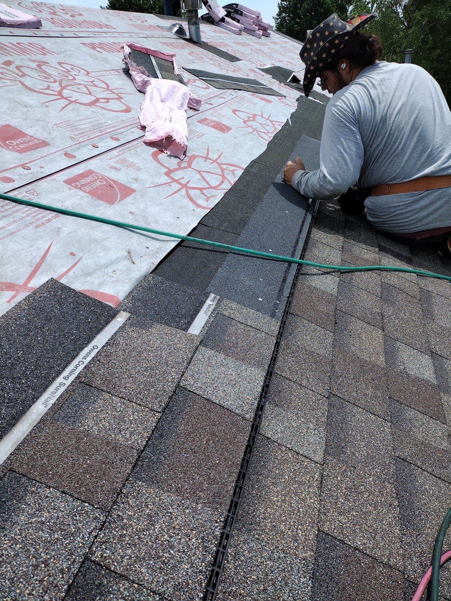 Residential Roofing Installation using Owens Corning Duration - Color: Driftwood by HT Roofing & Construction, INC