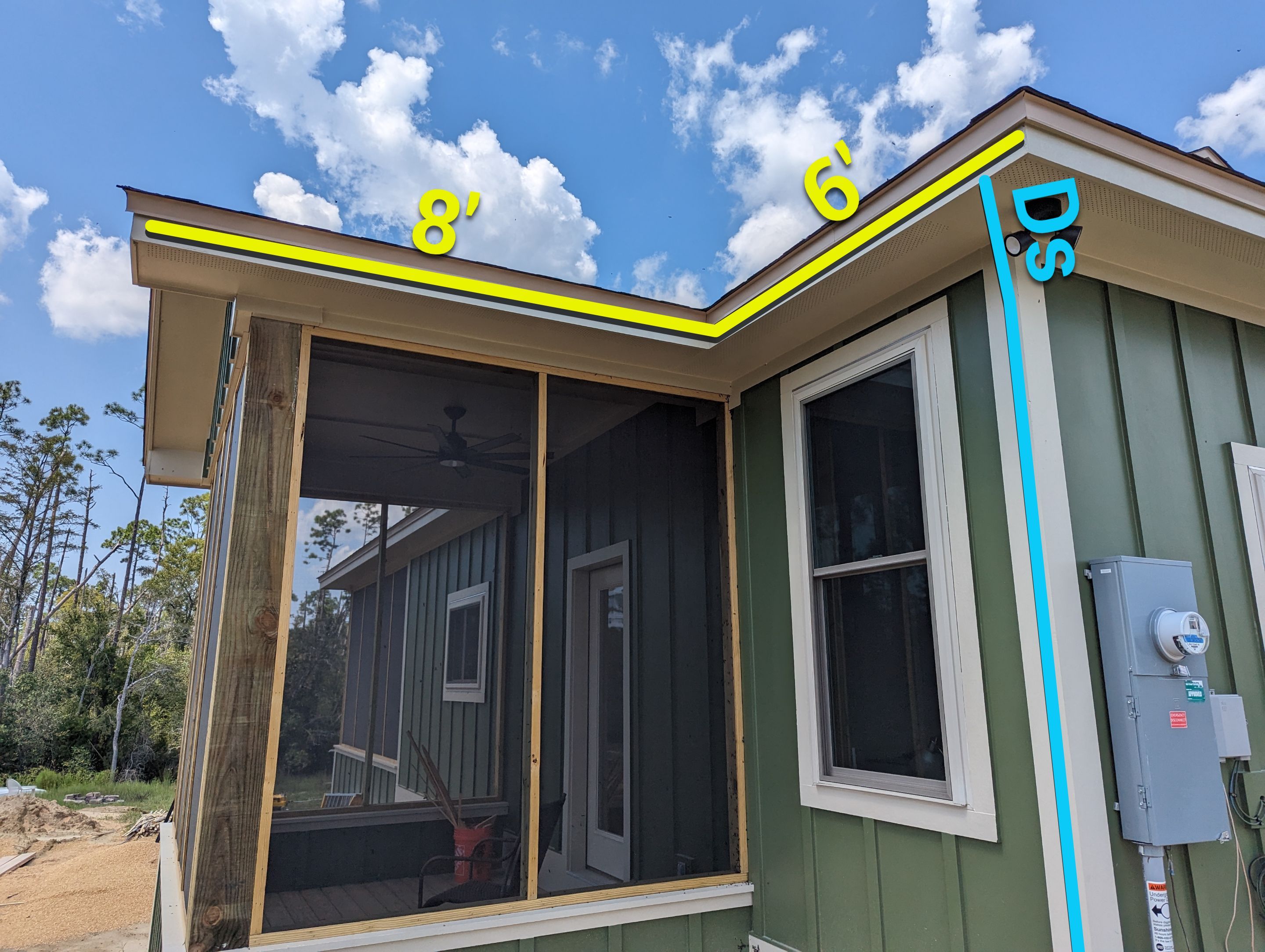 6 Inch Seamless Gutters using K-Style Seamless Gutters in Wewahitchka, FL by Gutter Professors