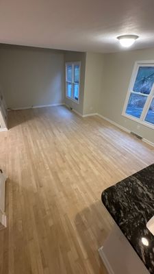 Hardwood Refinishing Project in Canonsburg