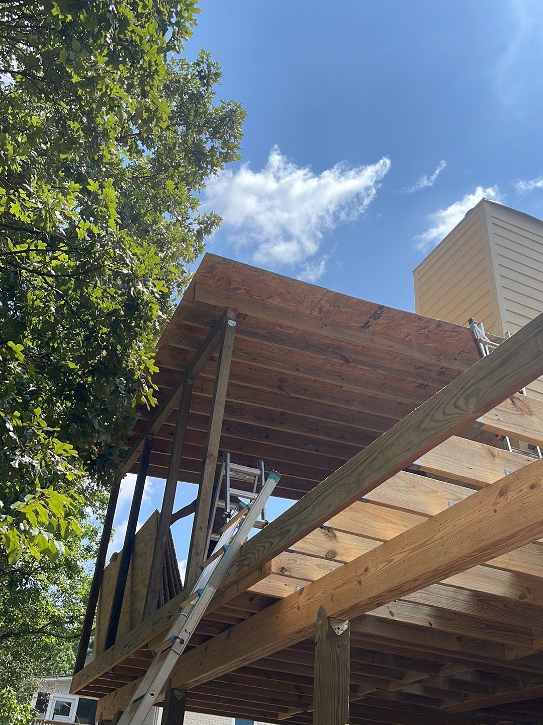 South Trace Lane - Deck Installation and Chimney Repair by Pillar and Pine