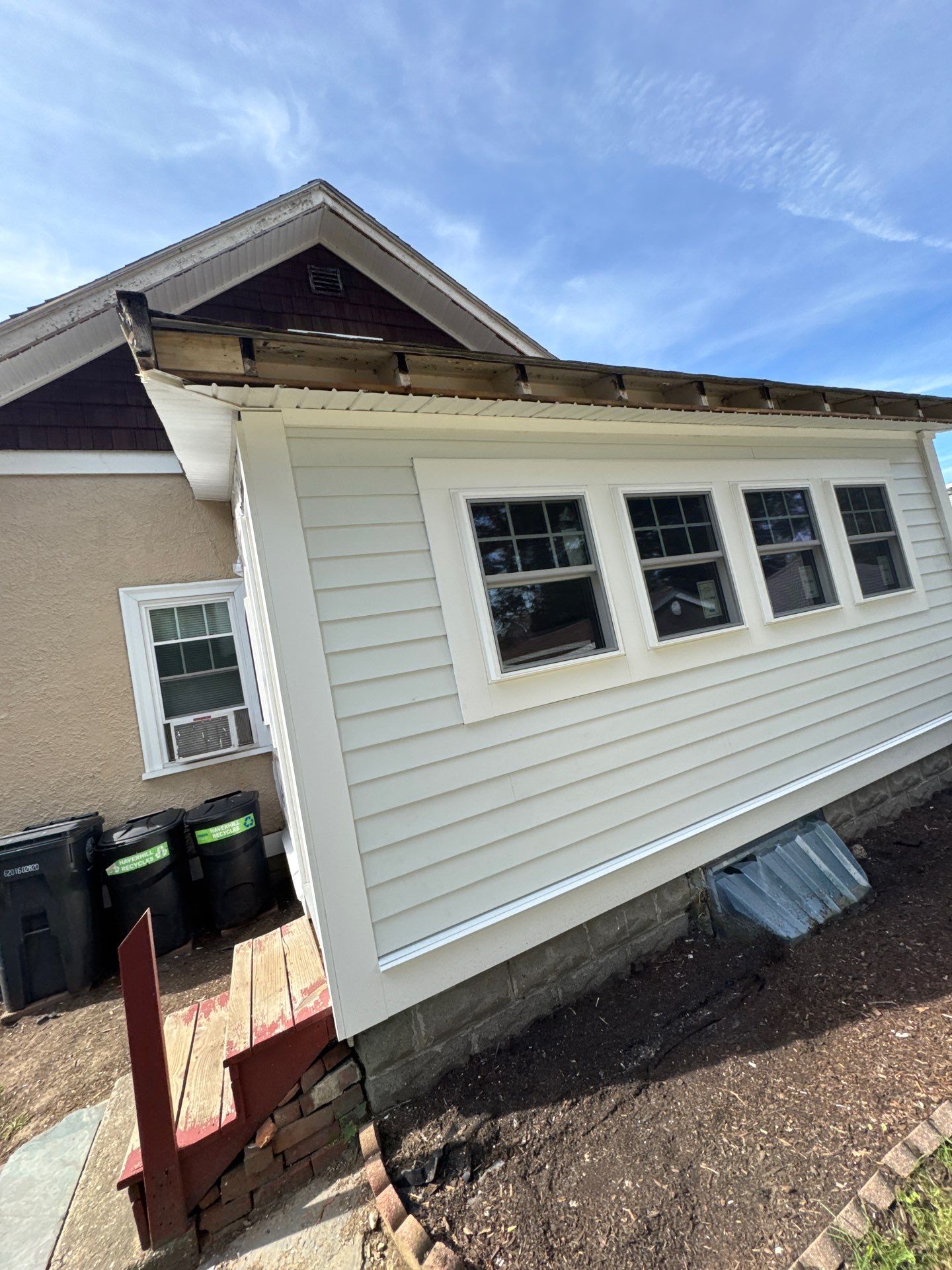James Hardie Siding & ProVia Windows with Masonite Door – Haverhill, MA by Mighty Dog Roofing of Greater Middlesex County