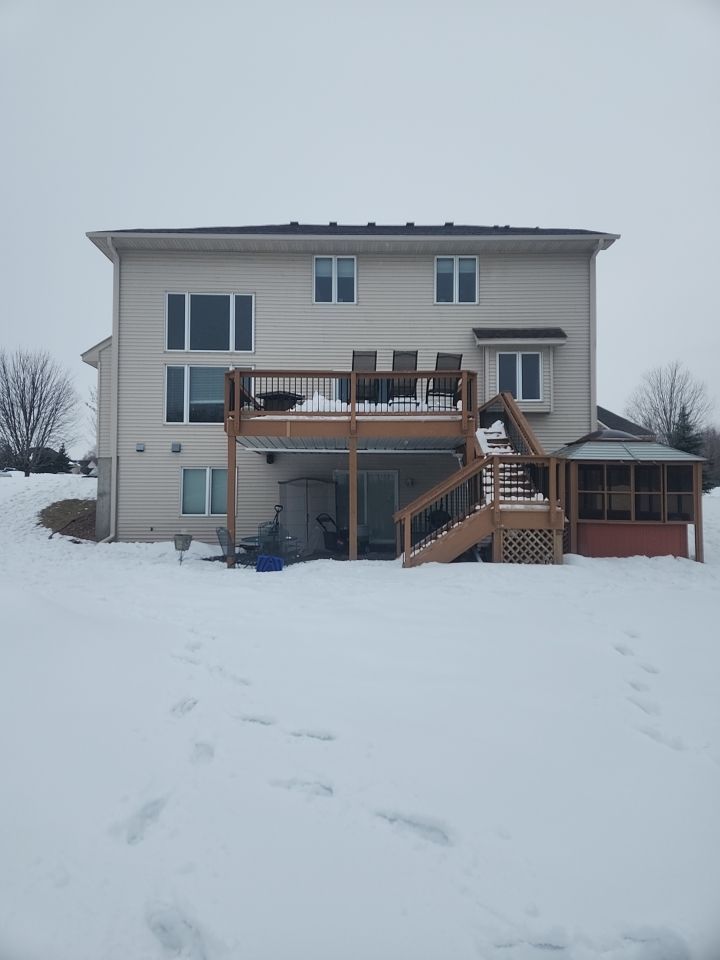 5" Gutters in Lakeville by Next Level Seamless Gutters / Exteriors Inc.