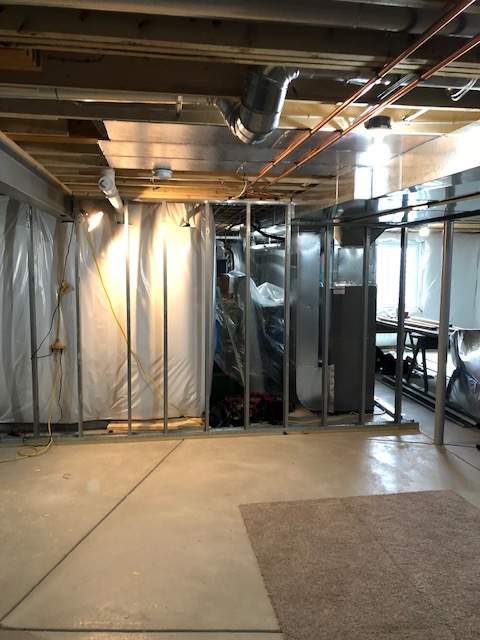 Basement Remodel by Ivy Lea Construction