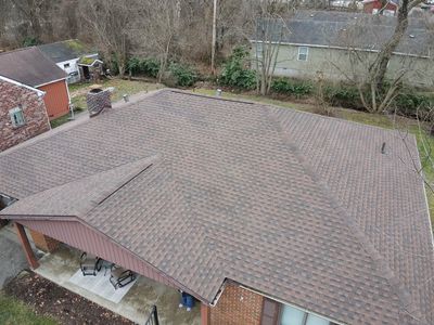Residential Roofing Installation using GAF TImberline HDZ Hickory