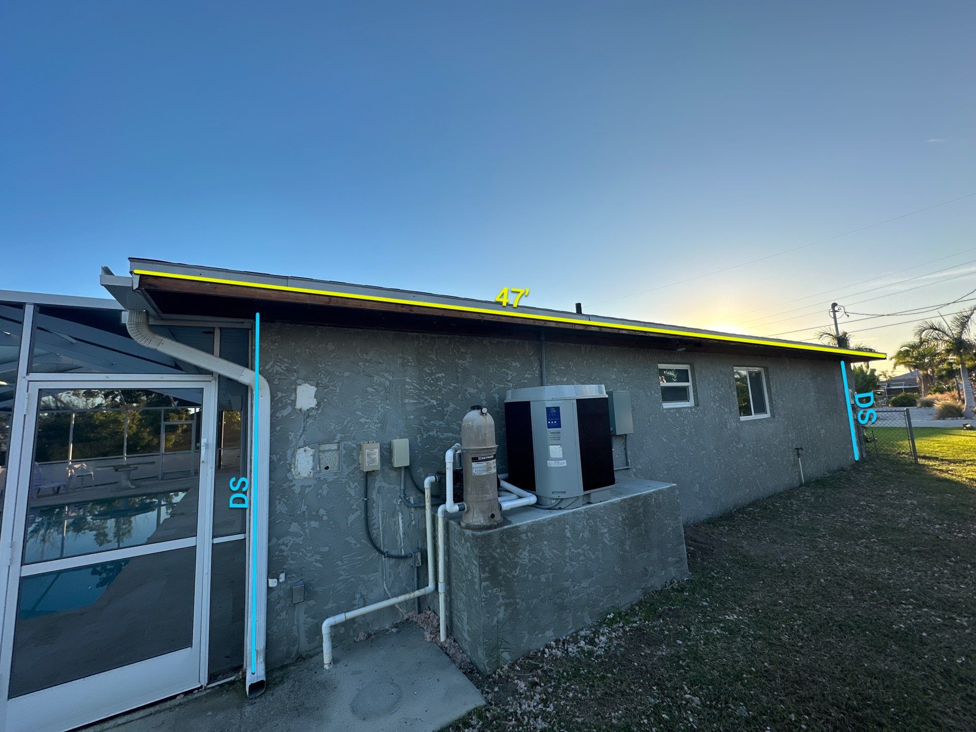 6-inch Gutter Installation in St James City FL by Gutter Professors