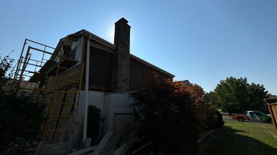Turtle Shell gutter protection installation in Naperville, IL 60563, photograph 4
