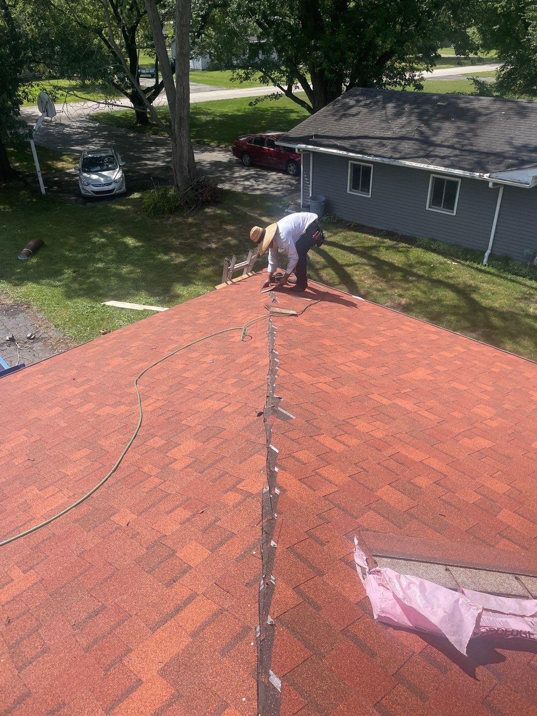 Project in Muncie, IN by Rodeffer Roofing INC