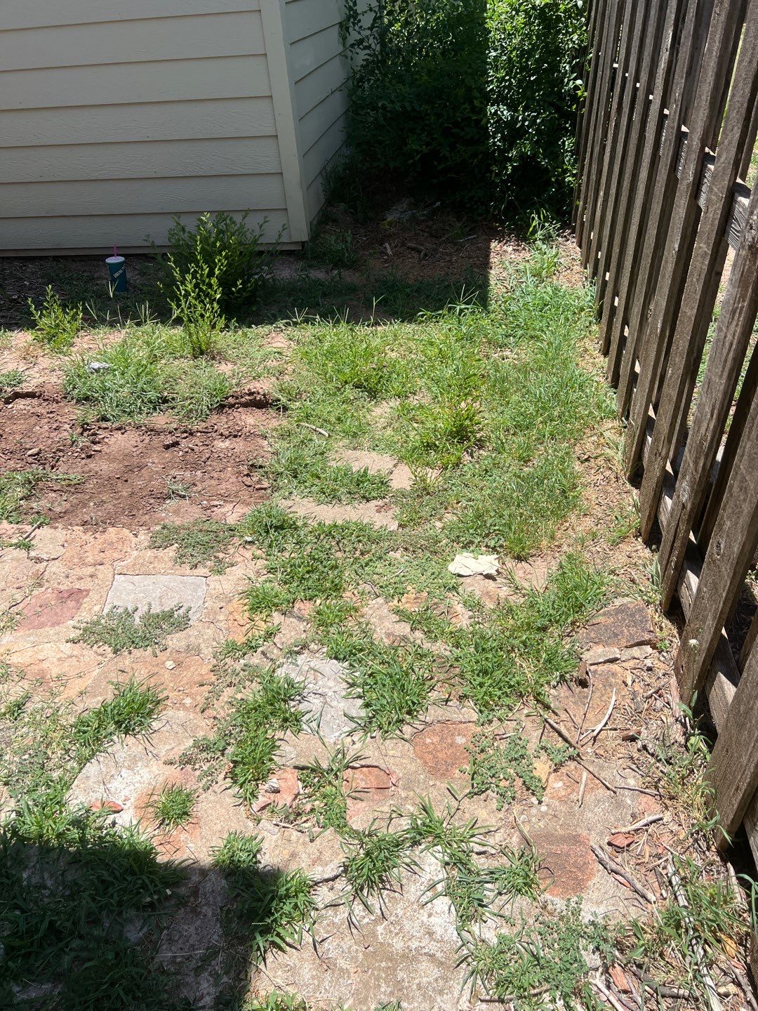 Flagstone Patio using Flagstone  by Clays Services Inc