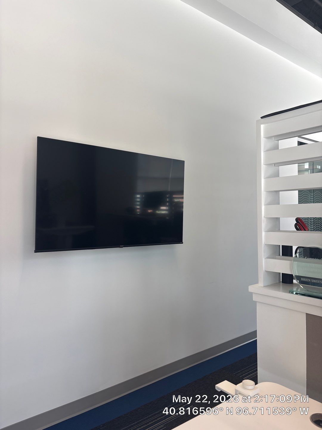 Modern Commercial Office Build-Out and AV Installation in Lincoln by CompanyCam Sales Demo