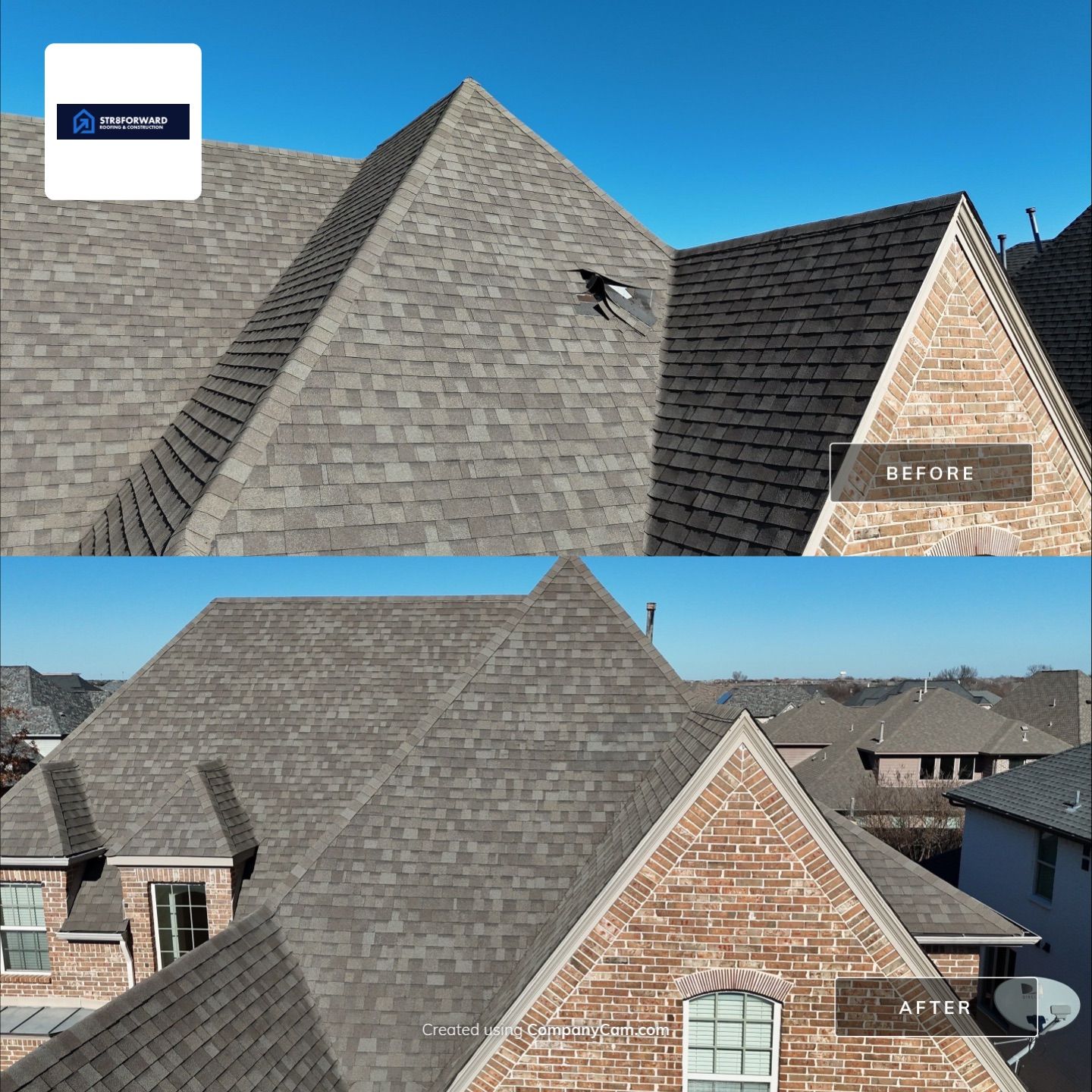Project in Frisco, Tx by Straight Forward Roofing and Construction 