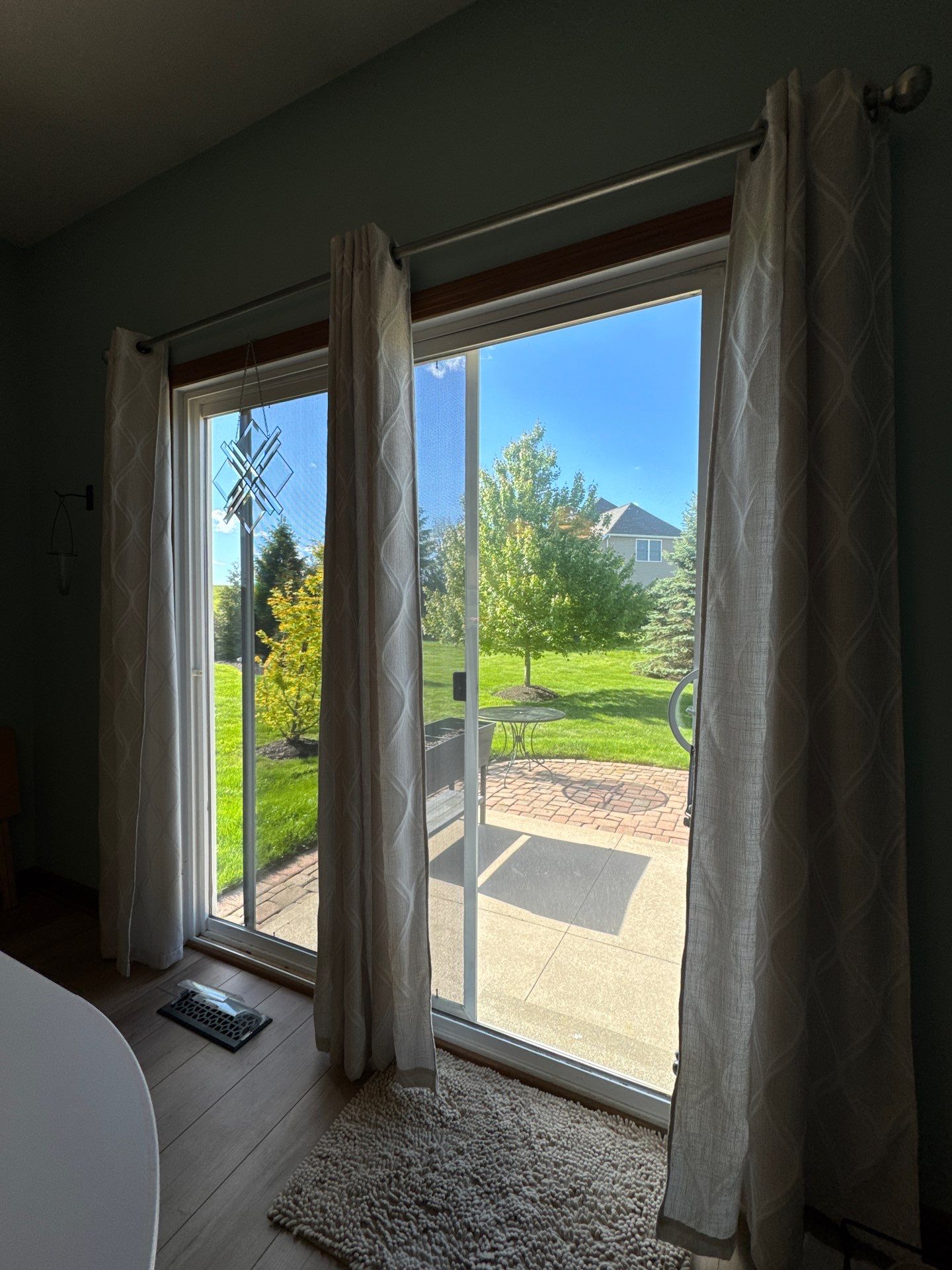 Sliding Glass Door Replacement with Integrated Screen in Massillon by Ohio State Windows