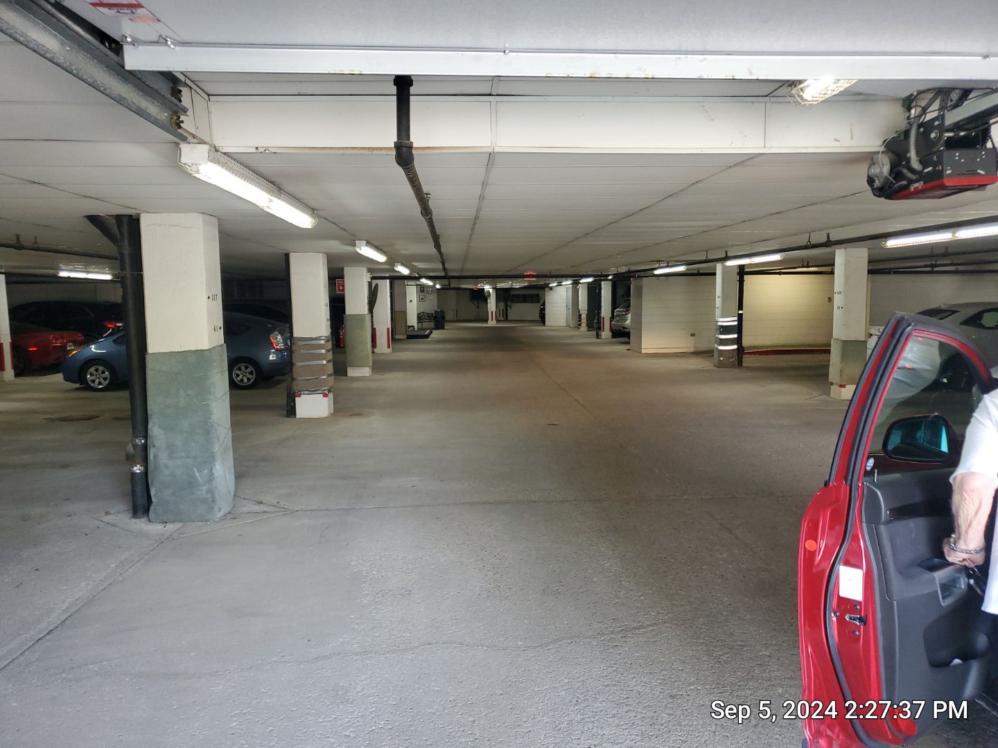 Parking Garage Sweeping & Concrete Deep Cleaning by Northern Power Washing LLC.