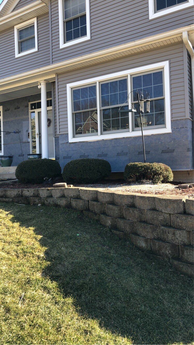 Masonry Veneer Stone Installation by ACE Waterproofing & Basement Solutions