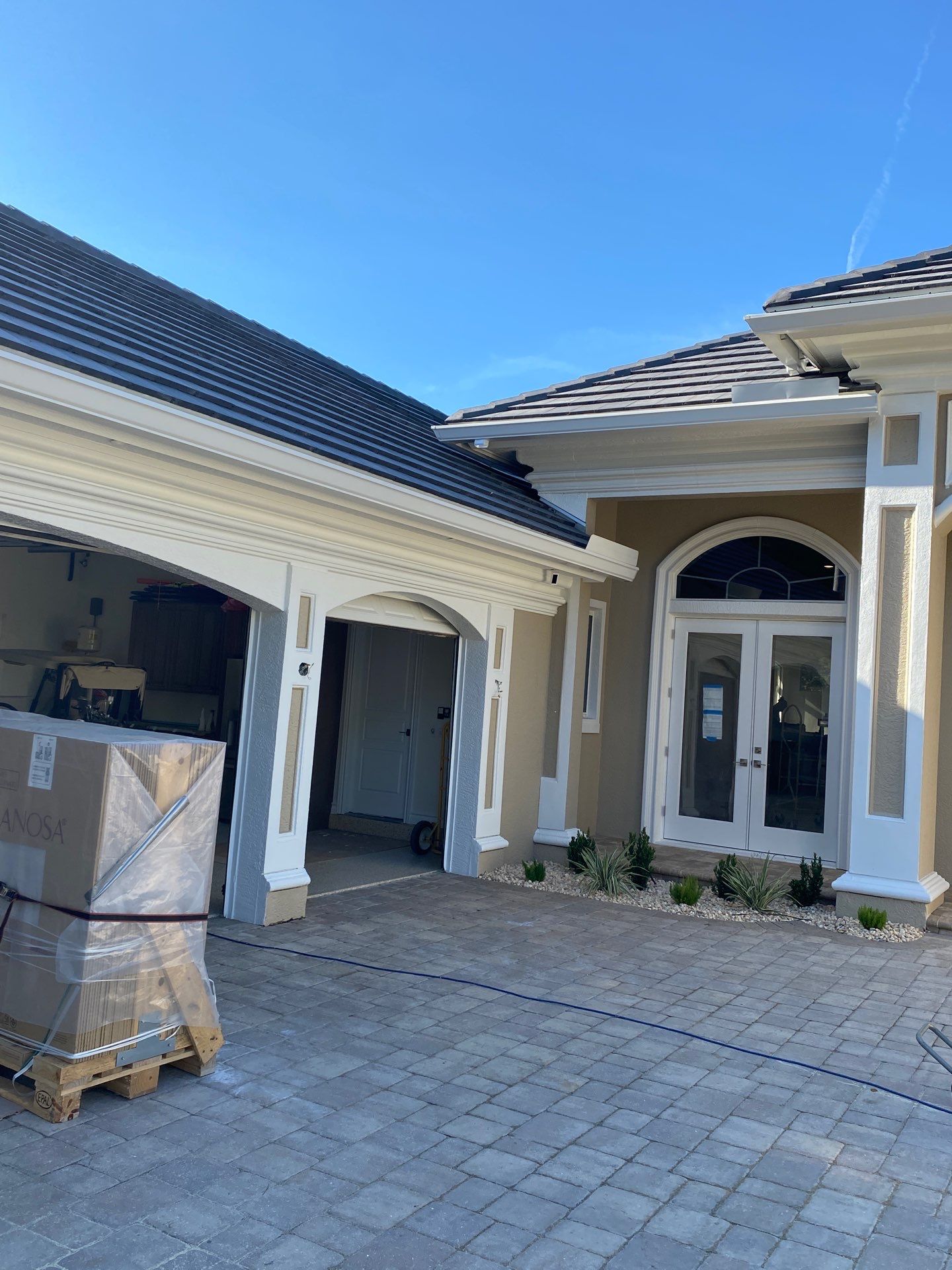 Splash Guard installation in Naples FL by Gutter Professors