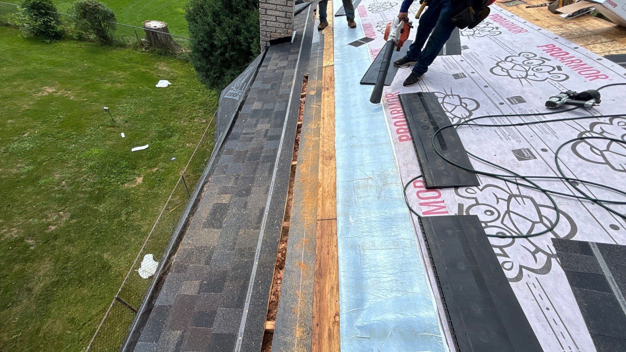 Roof Replacement using Owen Black Sable by 180 Contractors