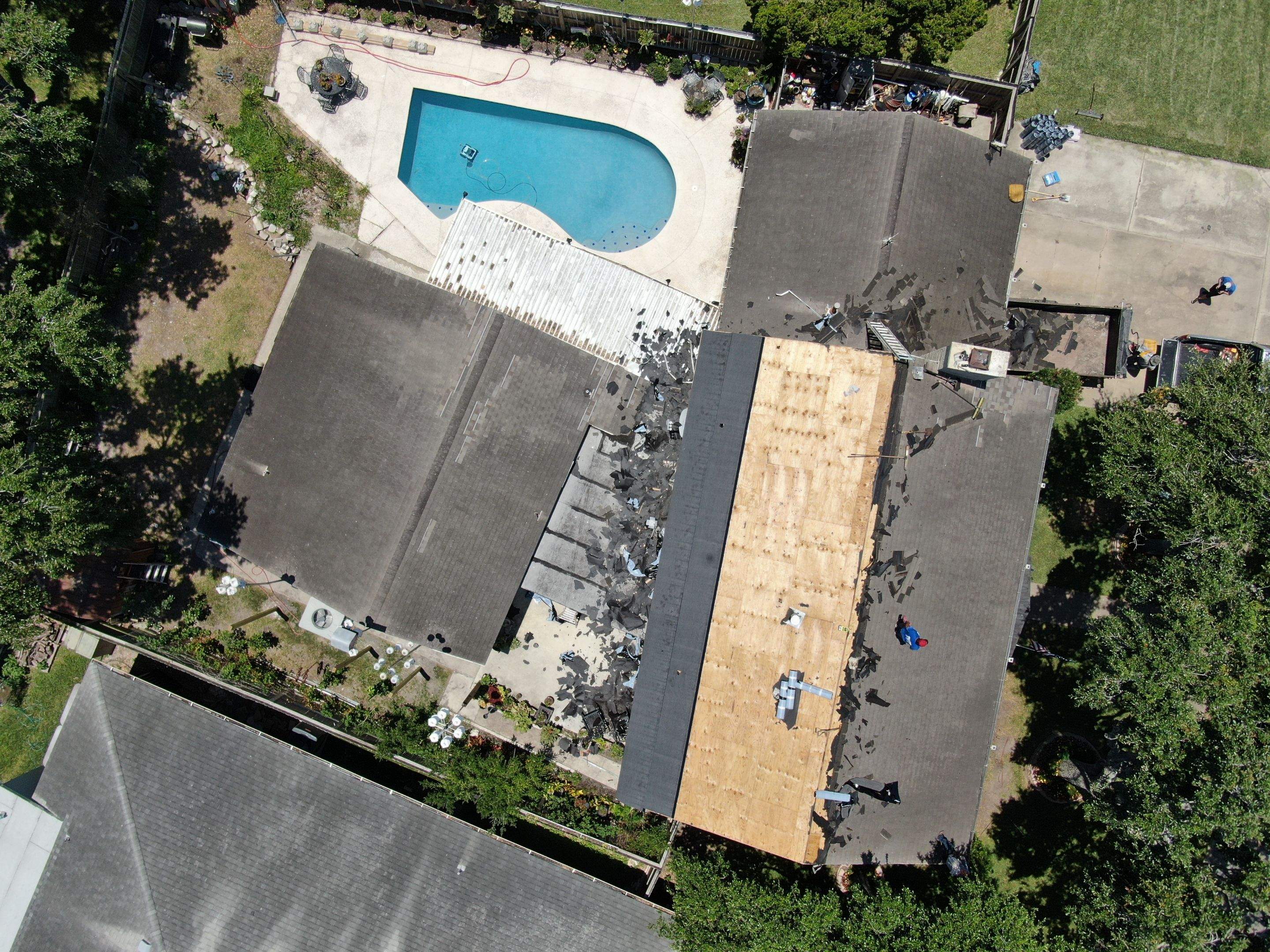 Its to Hot! Insulate this roof by Bayfront Roofing and Construction