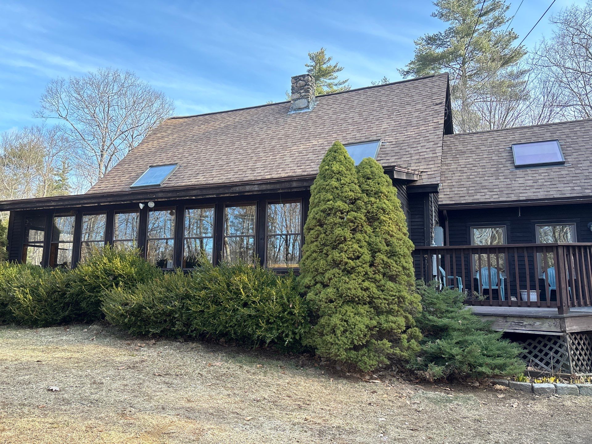 Owens Corning Asphalt Roof Replacement in Deerfield, NH by Tall pine roofing