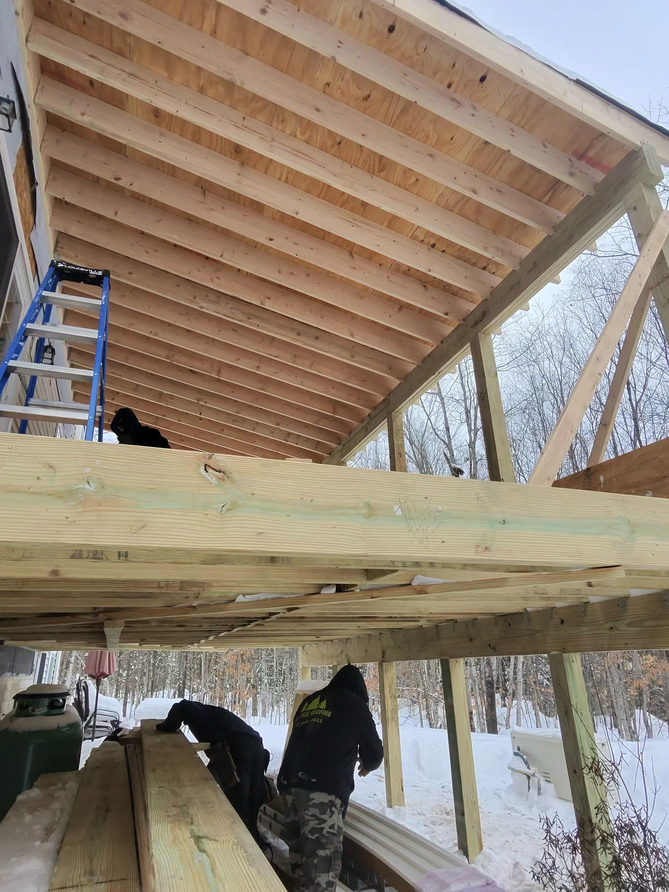 Nottingham Deck Demo - Three Season Build by Tall pine roofing