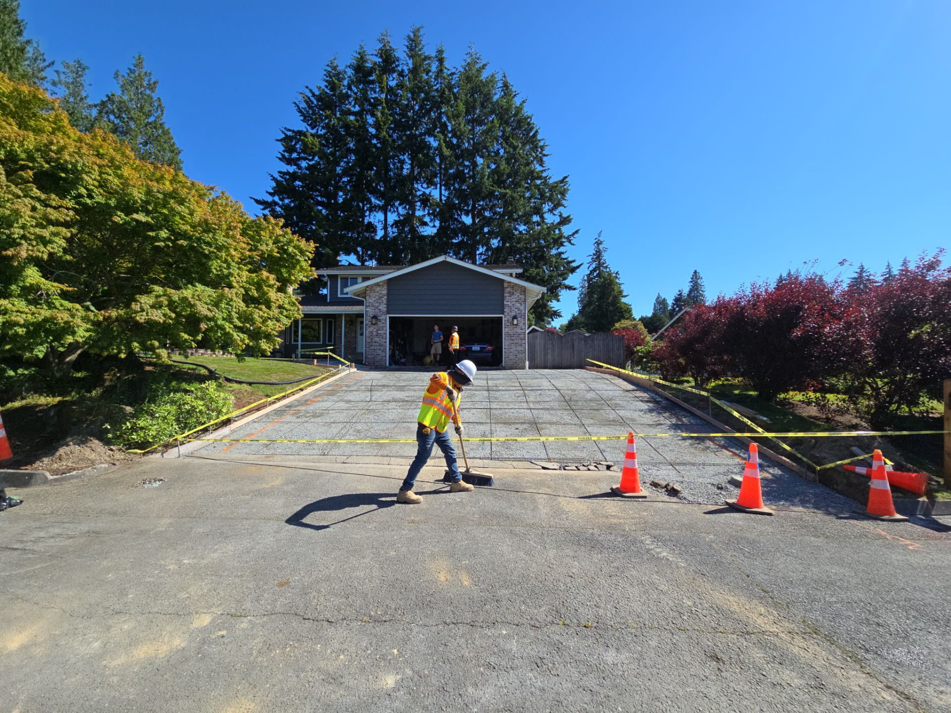 Jacob | Concrete Driveway  by Jireh Asphalt & Concrete Inc 