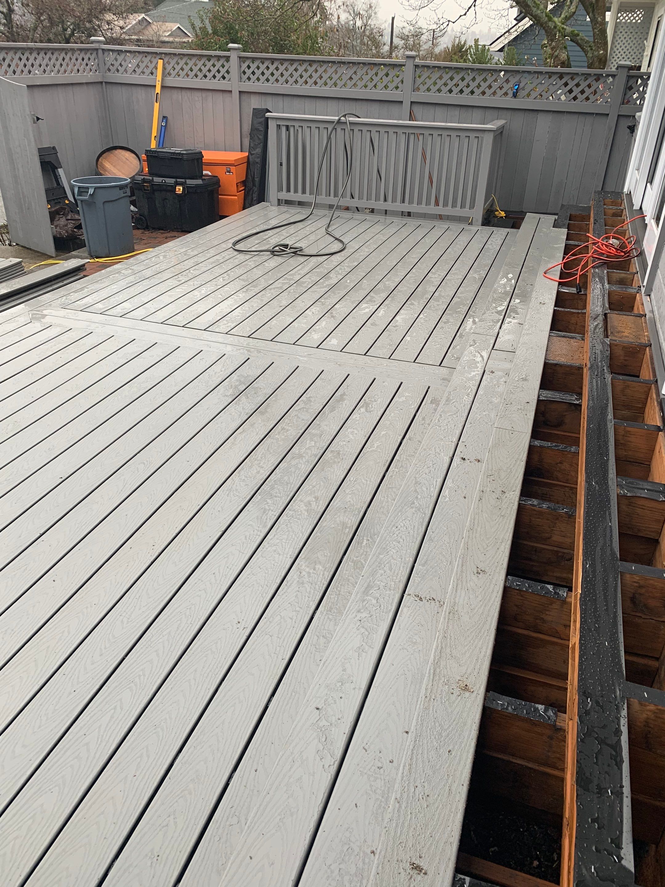 Tangletown Trex Resurface by Alki deck builders