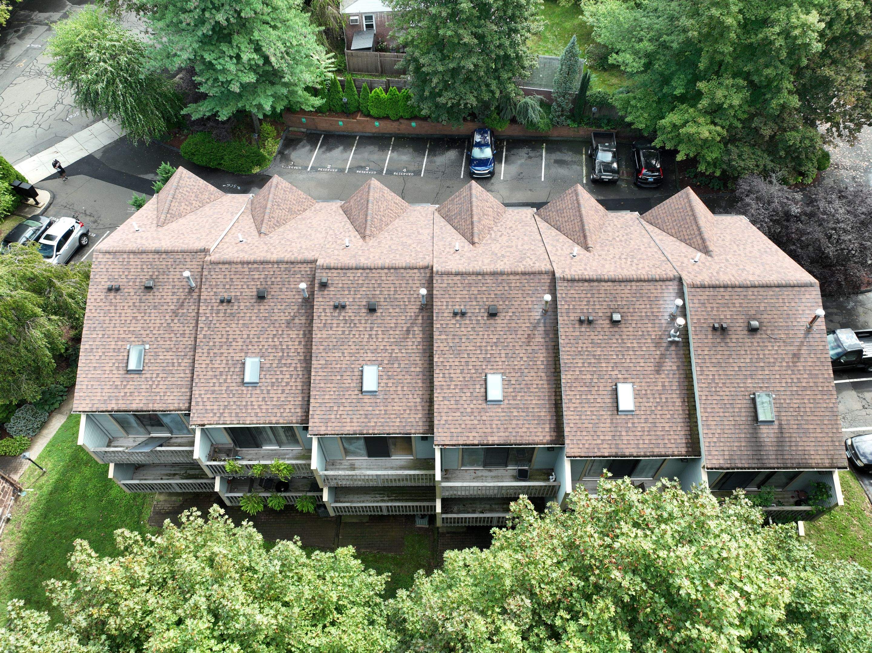 Residential Roofing Installation using Owens Corning Duration Brownwood by A Plus Exterior