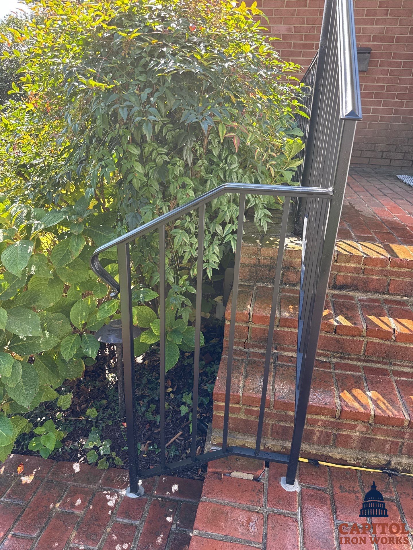 Traditional Iron Stair Railing Extension - Falls Church, VA by Capitol Iron Works
