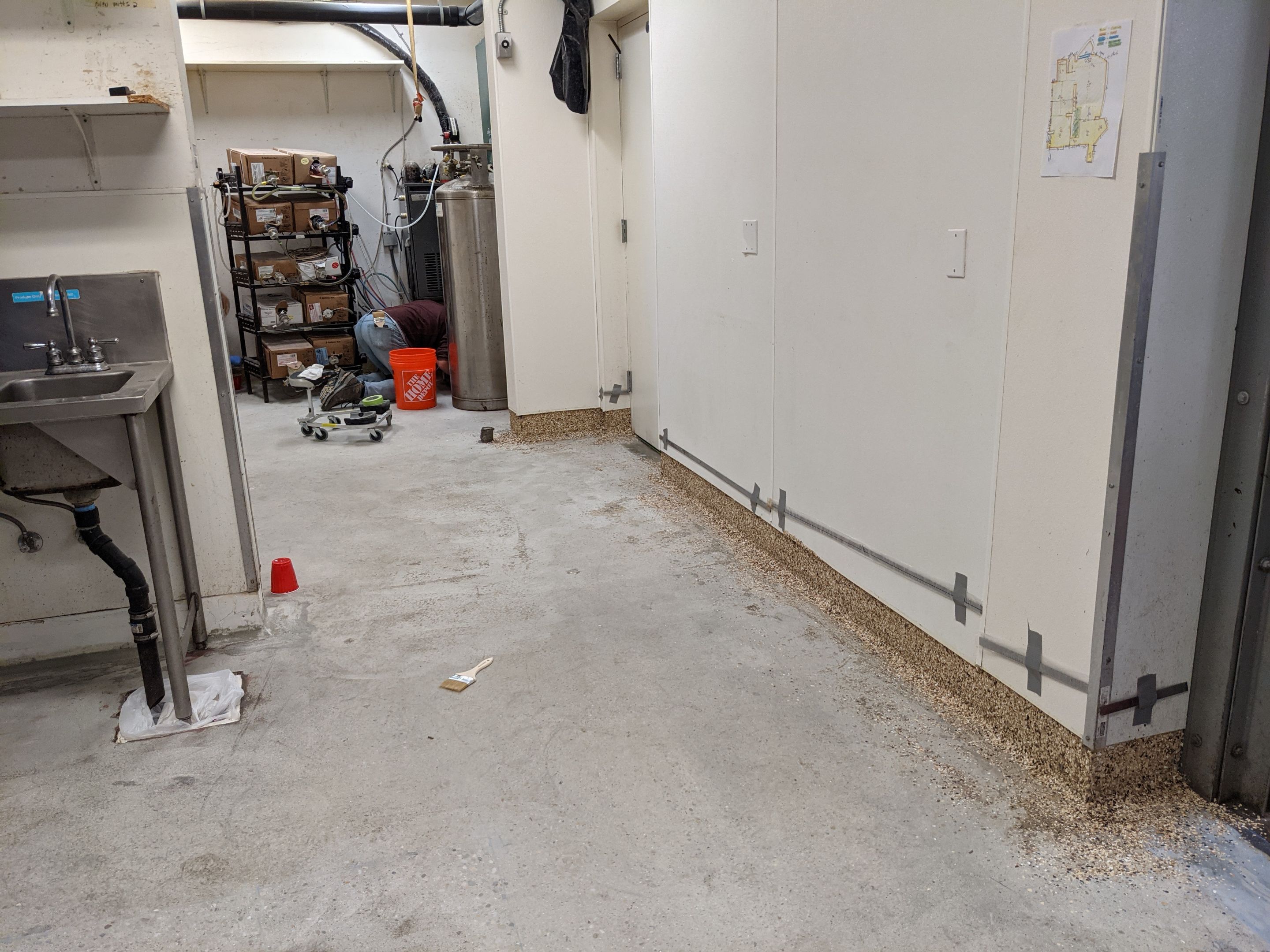 Commercial Floor Transformation using Penntek Evolution System by Croc Coatings, LLC