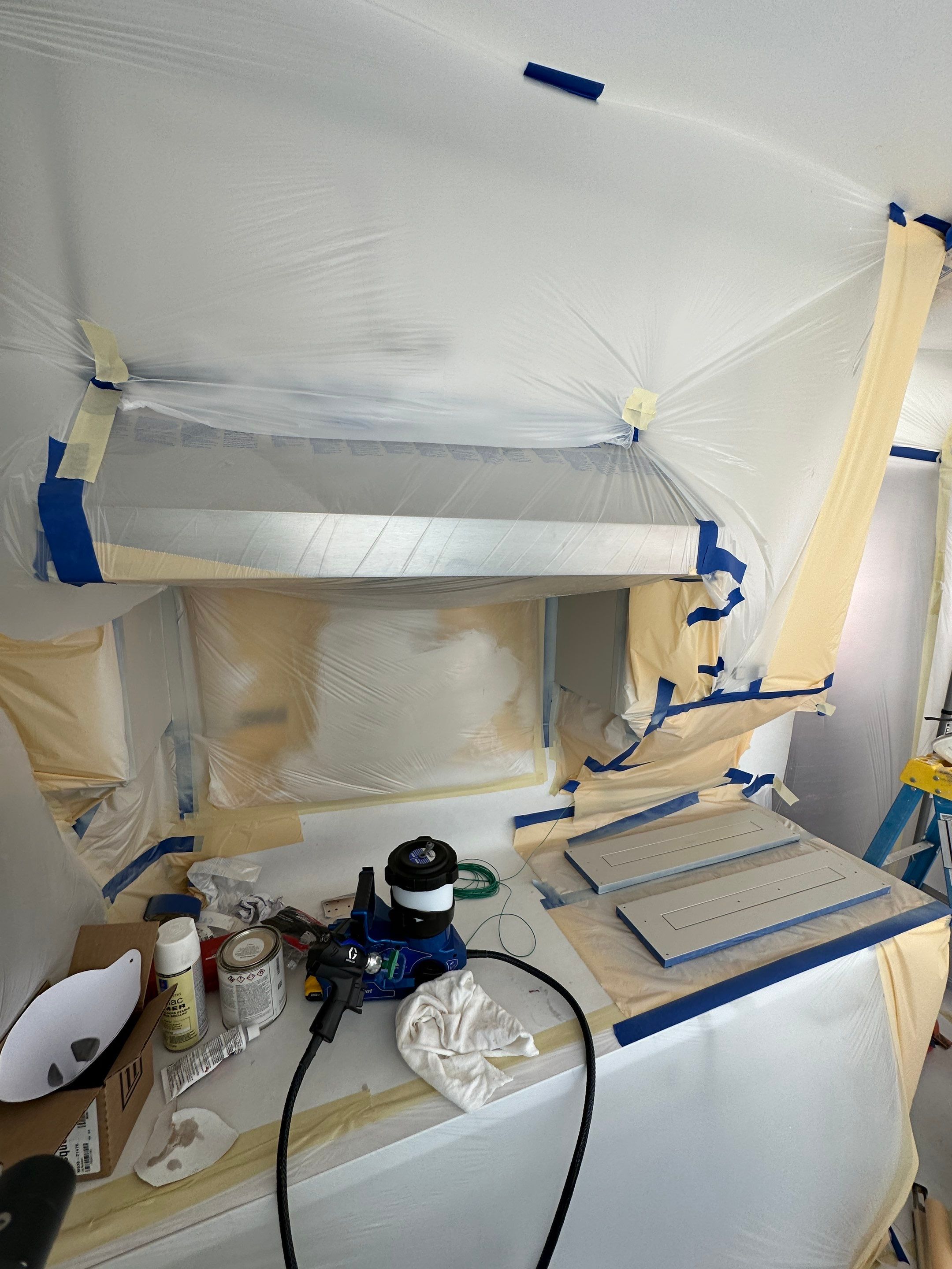 Cabinet Repair  by Herrera’s Bay Area Painting inc.