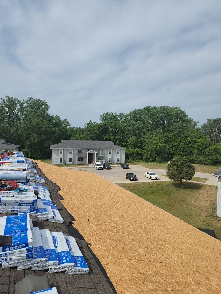 Multifamliy Complex ROOF REPLACEMNT with Ventilation Upgrades using Malarkey Vista Class III IR Shingles by Gorilla Exteriors Contracting, LLC