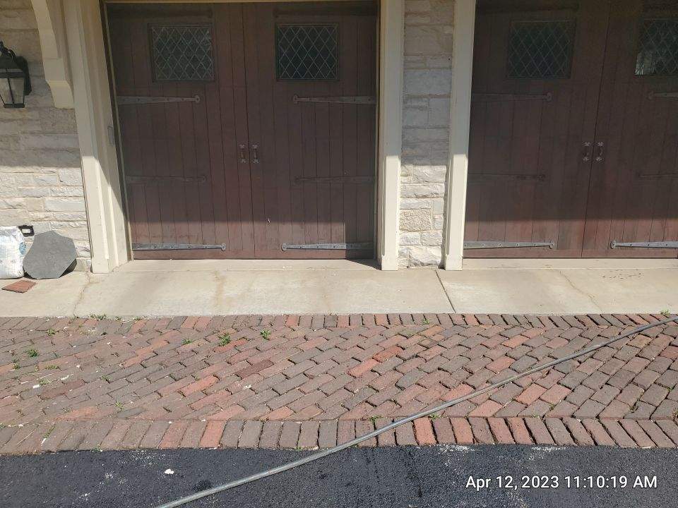 Winnetka, IL bluestone patio cleaning by Northern Power Washing LLC.