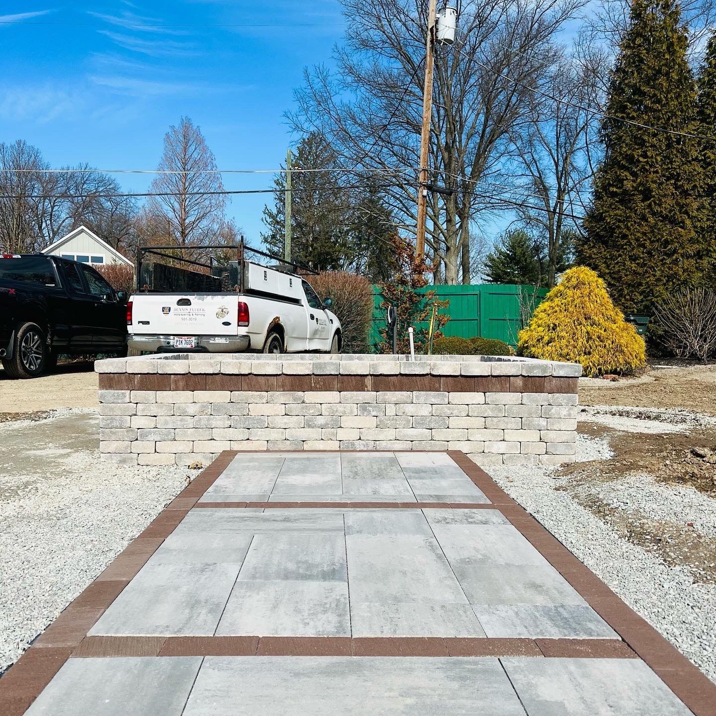 Hardscape Design & Install using Unilock Products by Reisenberg’s Lawn & Landscape, LLC