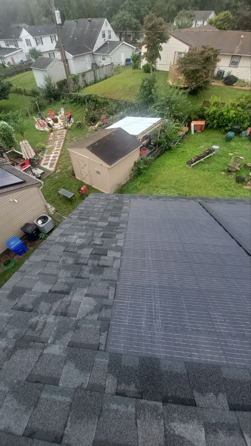 Roof and Solar Installation using GAF Timberline Solar HDZ by ExteriorPros