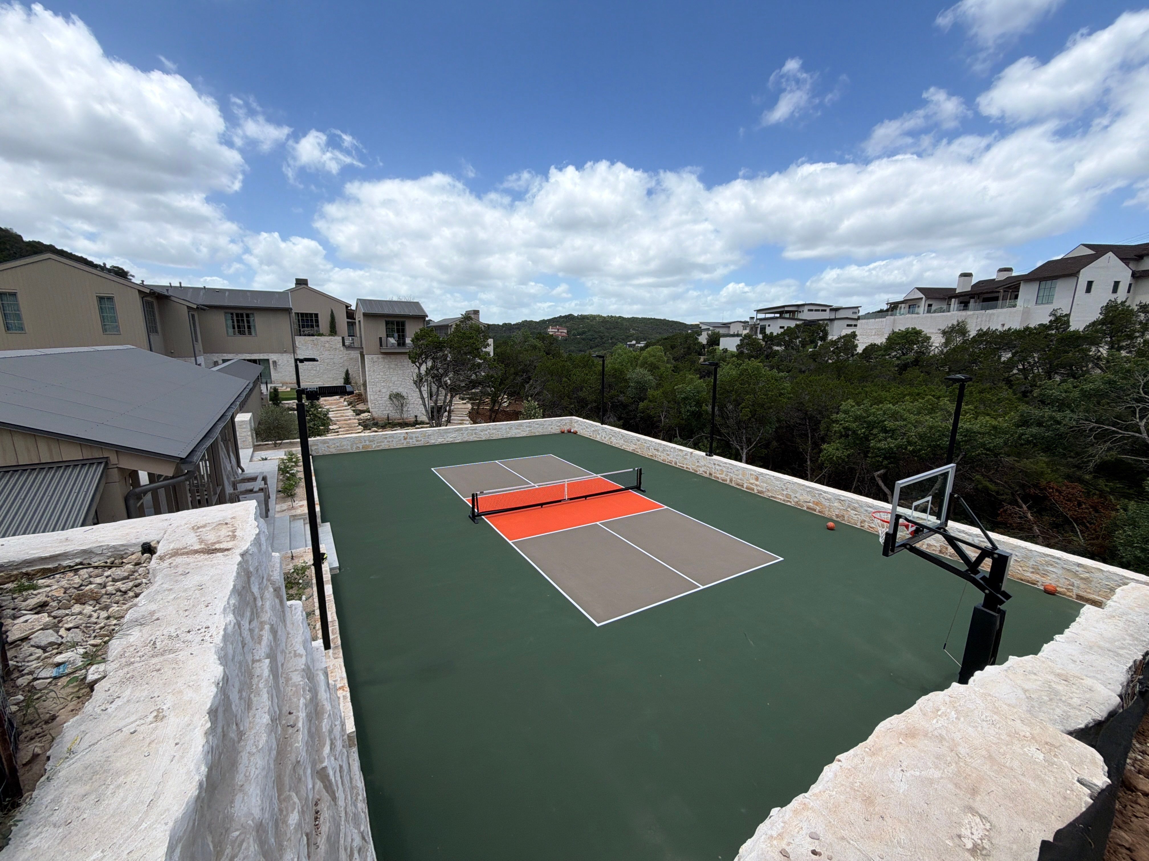 Custom Pickleball Court in Austin by Sport Court Austin