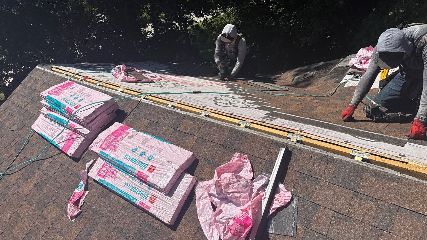 Roof Replacement using Owens Corning Brownwood by 180 Contractors
