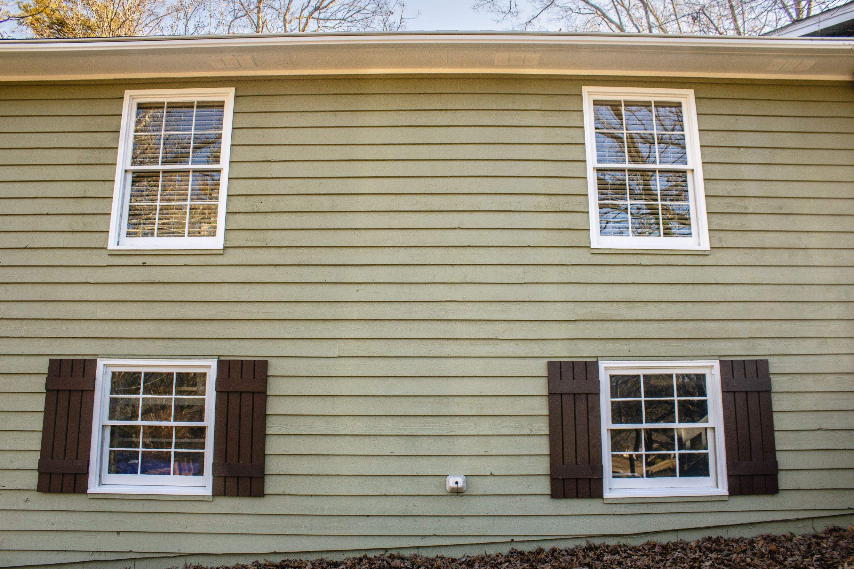 Exterior Painting using Sherwin Williams WoodScapes  by Nelson Exteriors 