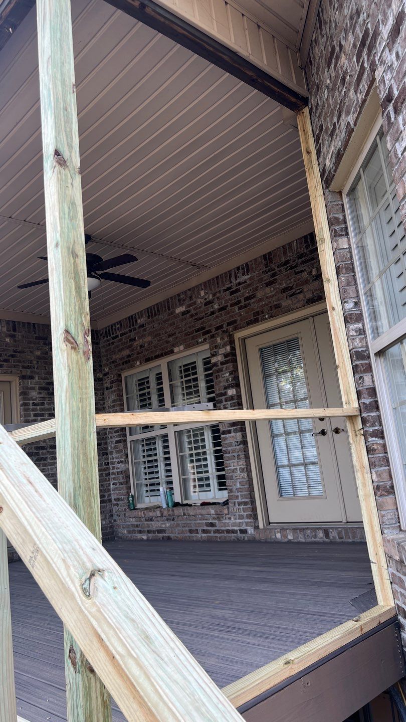 Timber Lake - Deck / Screened Porch by Pillar and Pine