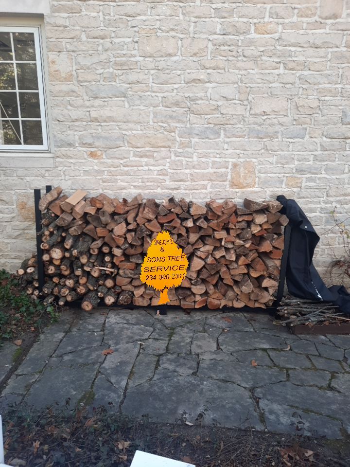Firewood Delivery  using Seasoned Firewood by Mike Jones & Sons Tree Service LLC 