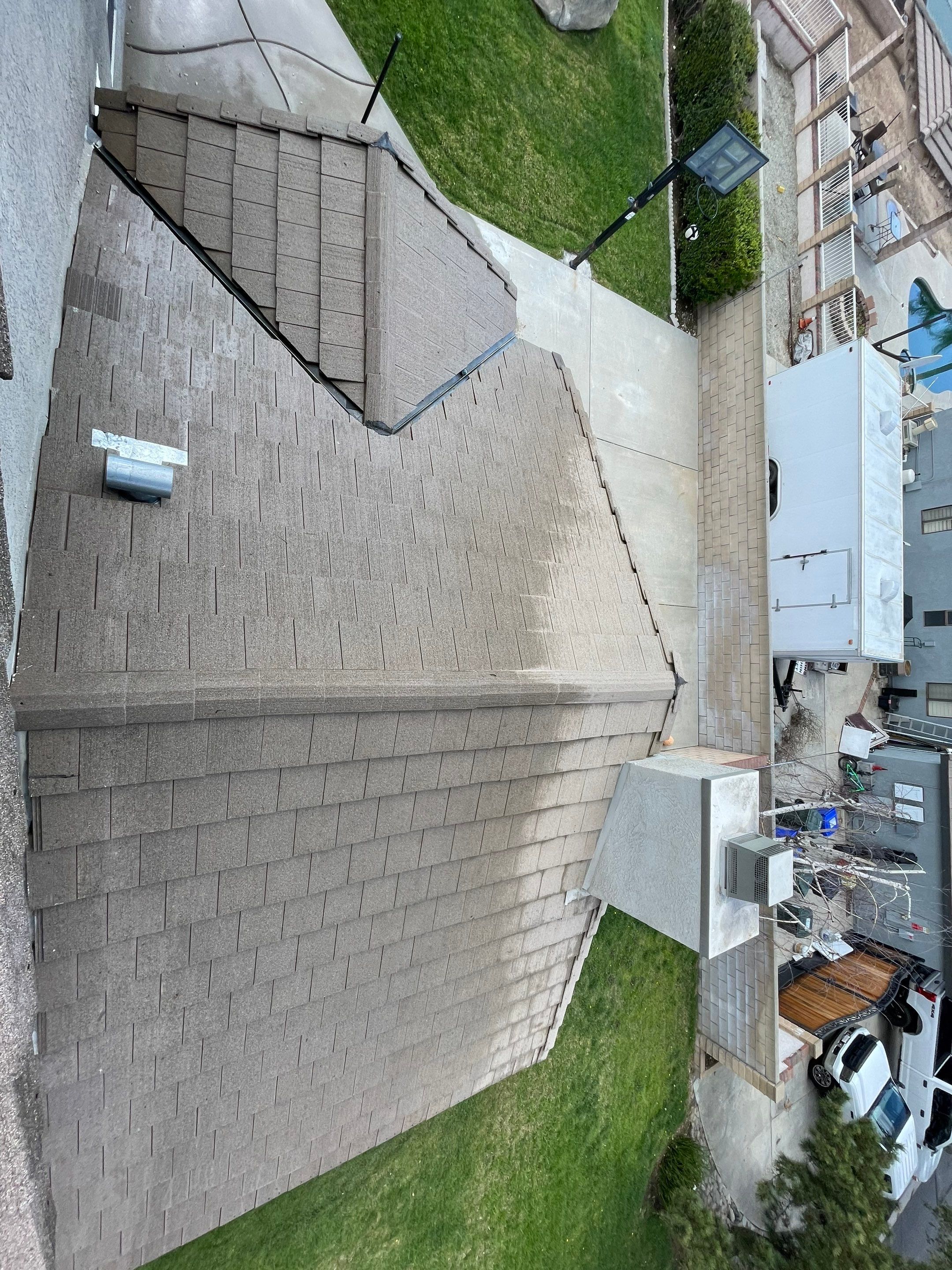 Roof Washing in Rancho Cucamonga Ca by Palm Coast Solar Cleaning