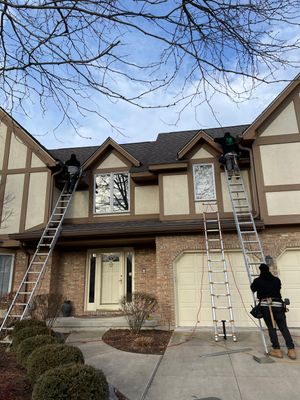 Turtle Shell gutter protection installation in Naperville, IL 60565, photograph 35