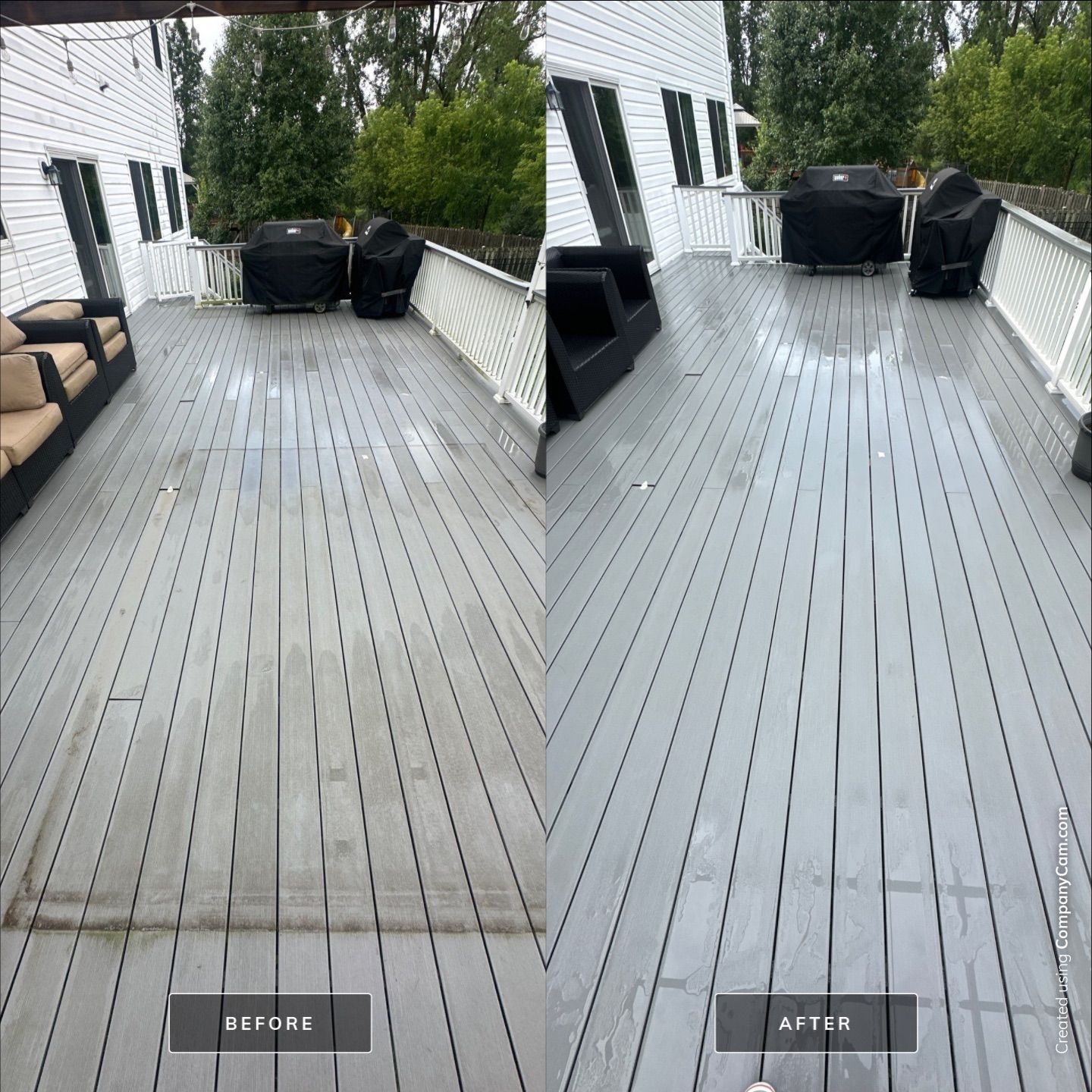 Project in Wauconda by Simmons Power & Soft Washing