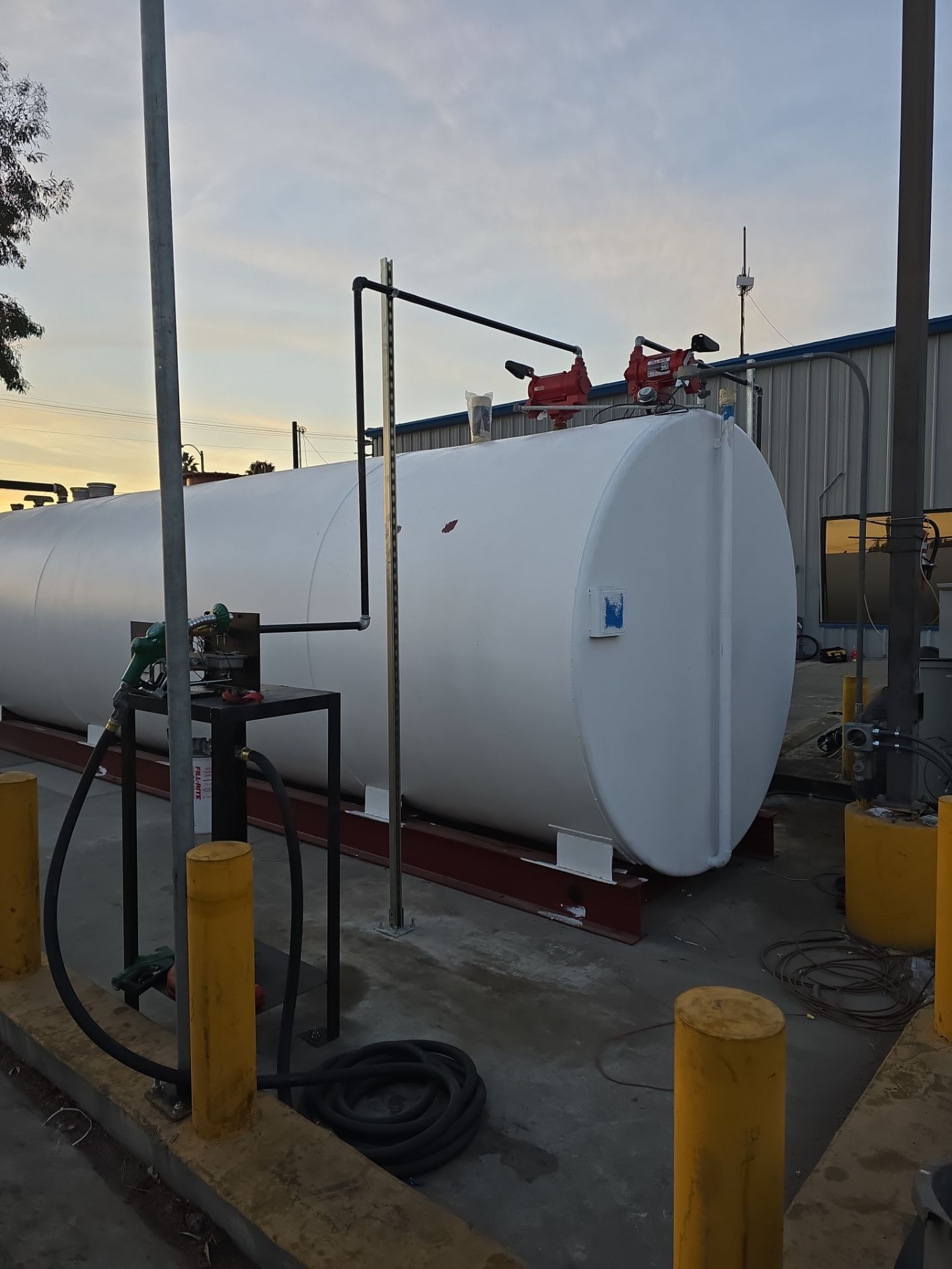Outdoor Water Tank Installation & Piping Setup by Us Plumbing 