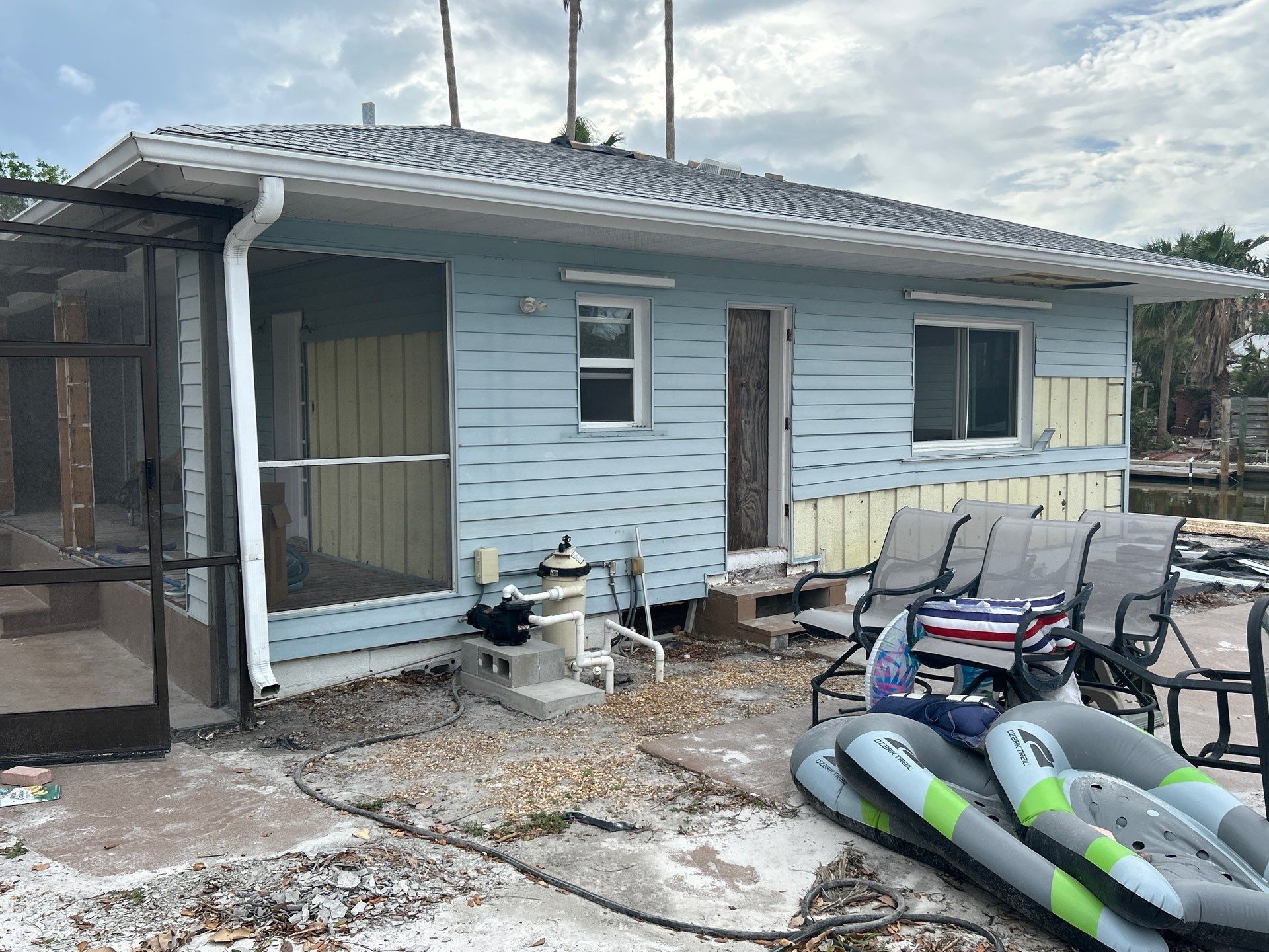 White Soffit and Fascia Upgrade in Longboat Key FL by Gutter Professors