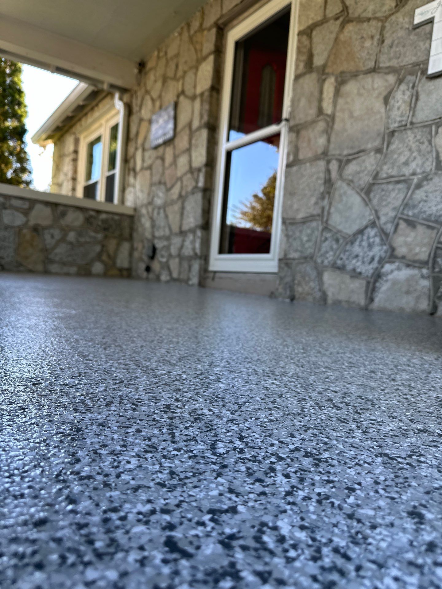 Front Porch using Gravel by Elite Floor Solutions