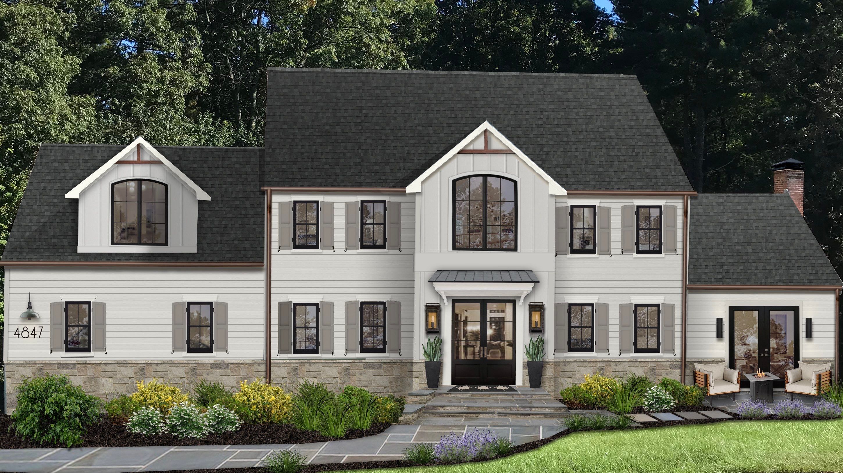 Front entry redesign in Holliston, MA by UBrothers Construction