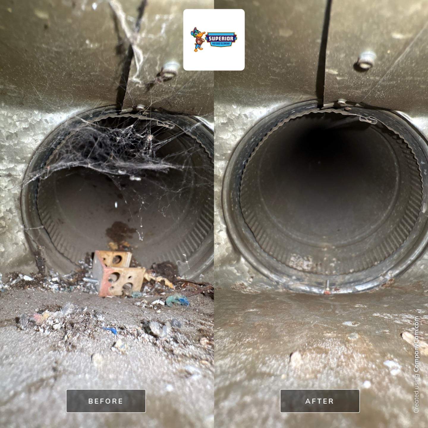Air Duct Cleaning With a Vacuum Truck in Coraopolis, PA by Superior Air Duct Cleaning