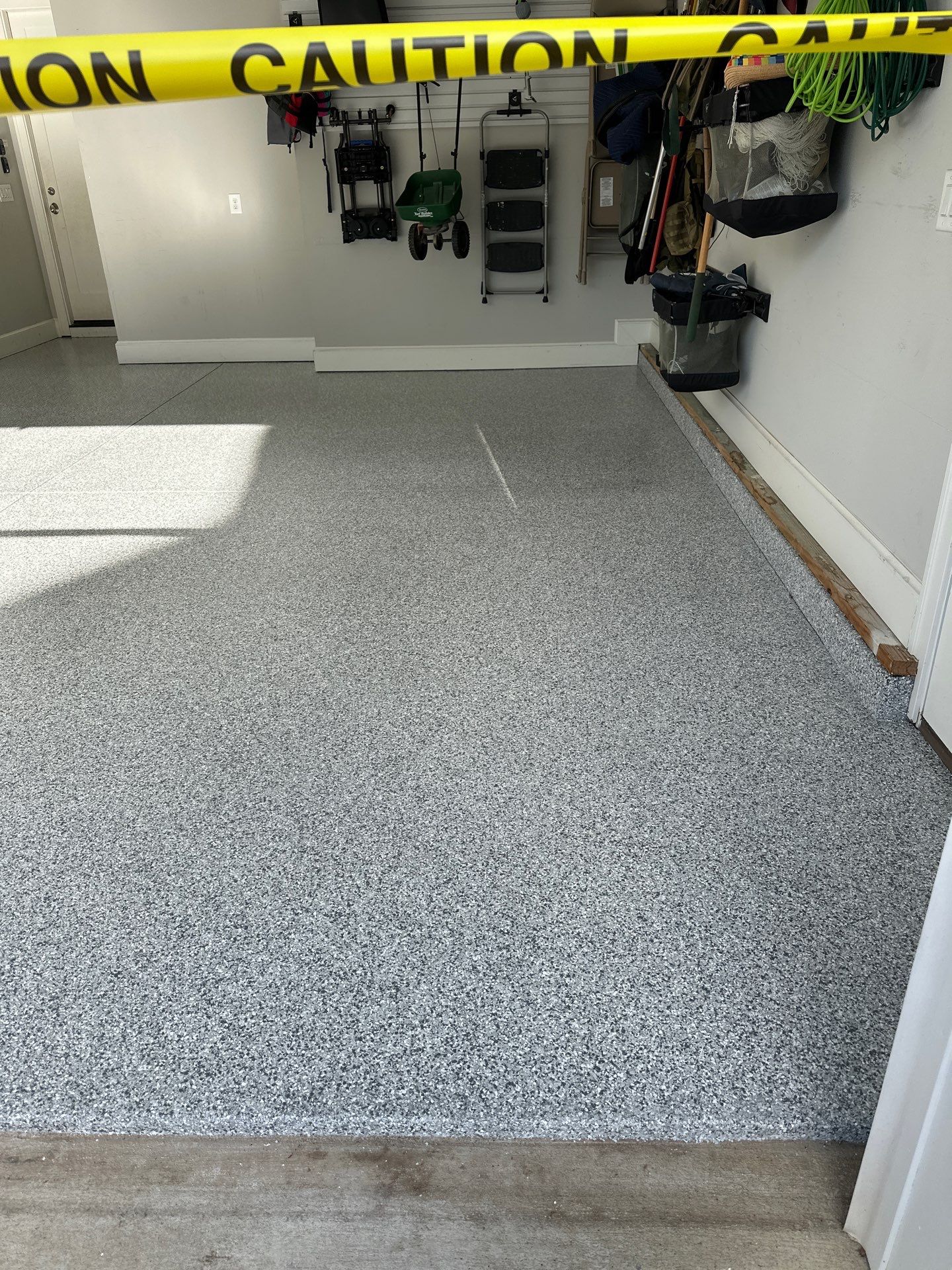 Garage Floor Coating using Gravel by My Garage Floor Guys