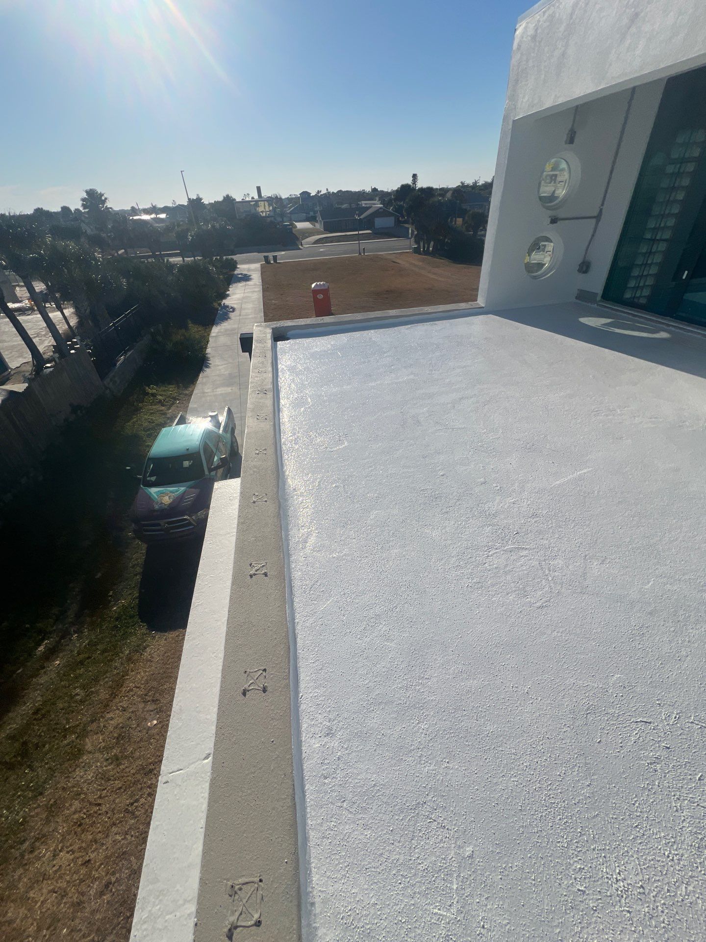 Flat Reroof Replacement Daytona Beach FL by Pinnacle Roofing Group