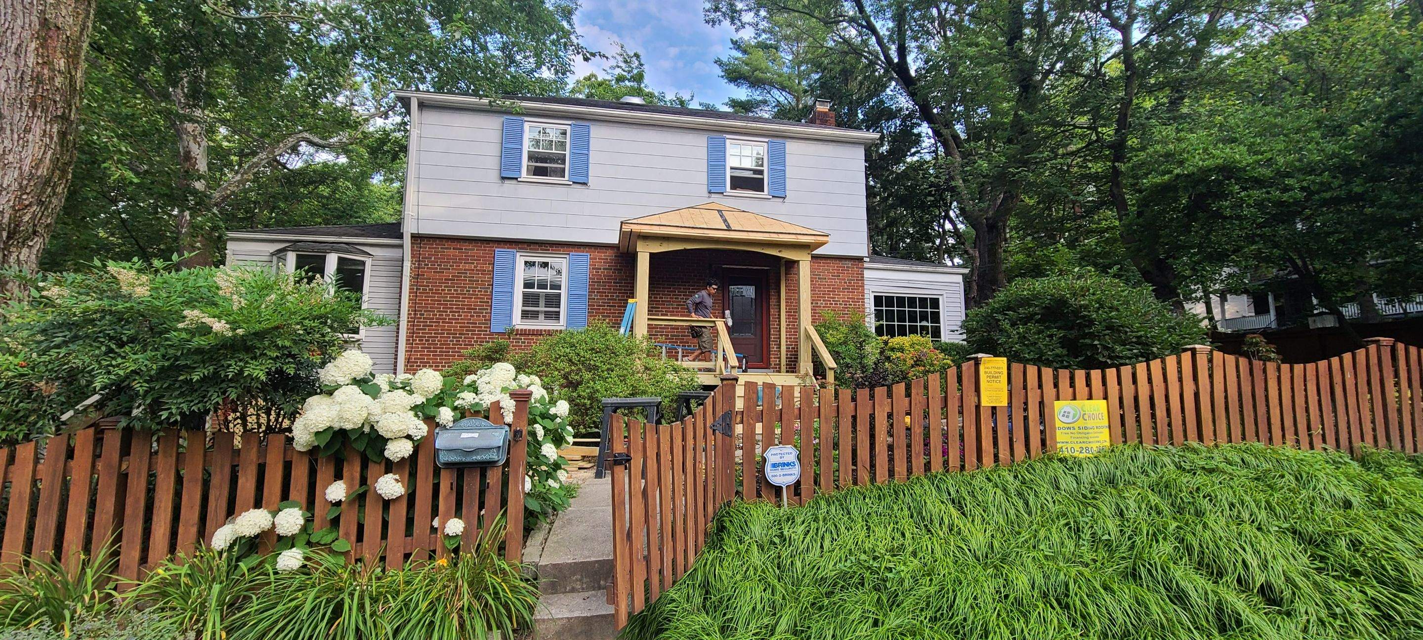 Siding and roof replacement, deck installation by Window Depot of Annapolis