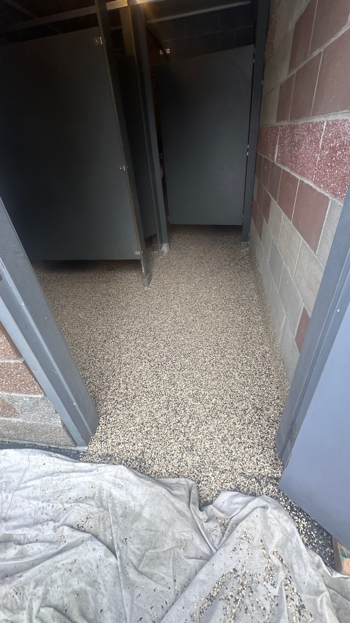 Bathroom Transformation  using Aztec Beige by Croc Coatings, LLC