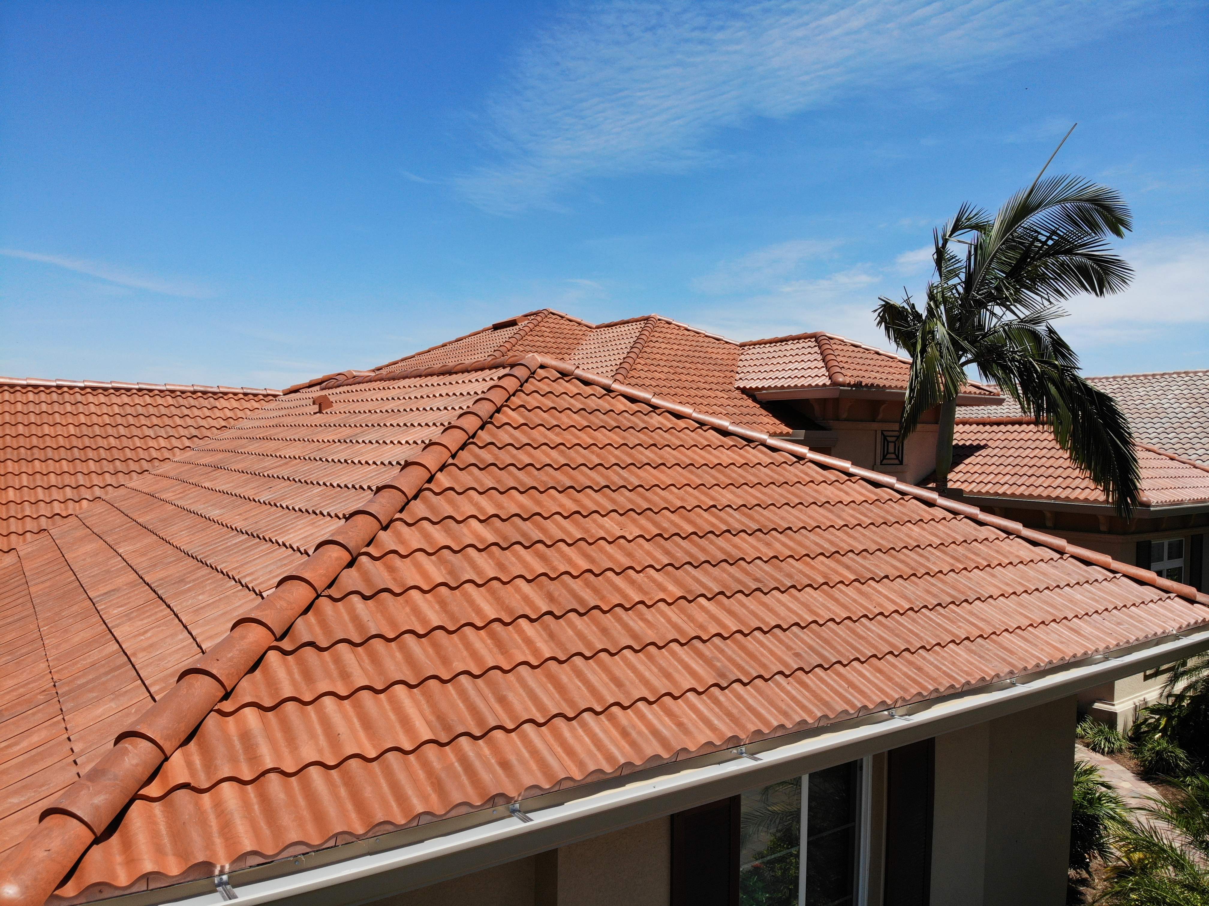 Residential Roofing Installation using Composite Spanish Tile by International Roofing